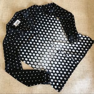 Vtg Hamilton “8” Dallas Long Sleeve Button Top